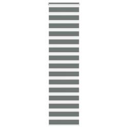 Store z&egrave;bre gris fonc&eacute; largeur du tissu 55,9 cm polyester alsavelo