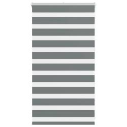 Store z&egrave;bre gris fonc&eacute; largeur du tissu 85,9 cm polyester alsavelo