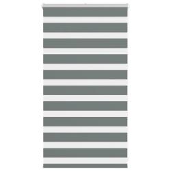 Store z&egrave;bre gris fonc&eacute; largeur du tissu 75,9 cm polyester alsavelo