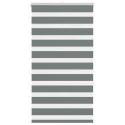 Store z&egrave;bre gris fonc&eacute; largeur du tissu 75,9 cm polyester alsavelo