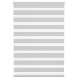 Store z&egrave;bre gris clair largeur du tissu 95,9 cm polyester alsavelo