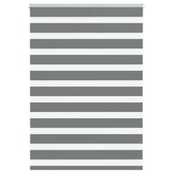 Store z&egrave;bre gris fonc&eacute; largeur du tissu 100,9 cm polyester alsavelo