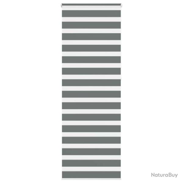 Store z�bre gris fonc� largeur du tissu 85,9 cm polyester alsavelo