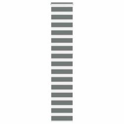 Store z&egrave;bre gris fonc&eacute; largeur du tissu 40,9 cm polyester alsavelo