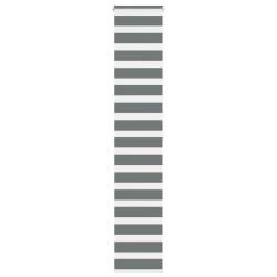 Store z&egrave;bre gris fonc&eacute; largeur du tissu 35,9 cm polyester alsavelo