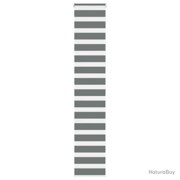 Store z�bre gris fonc� largeur du tissu 35,9 cm polyester alsavelo