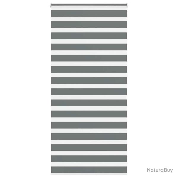 Store z�bre gris fonc� largeur du tissu 95,9 cm polyester alsavelo