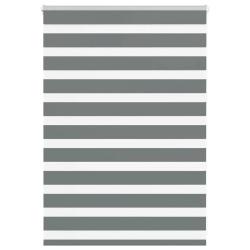 Store z&egrave;bre gris fonc&eacute; largeur du tissu 95,9 cm polyester alsavelo