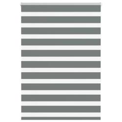 Store z&egrave;bre gris fonc&eacute; largeur du tissu 95,9 cm polyester alsavelo