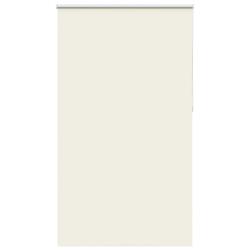 Store enrouleur occultant blanc cass&eacute; 120x210 cm largeur tissu alsavelo
