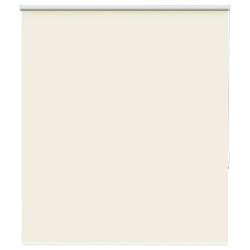 Store enrouleur occultant blanc cass&eacute; 135x150 cm largeur tissu alsavelo