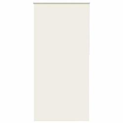 Store enrouleur occultant blanc cass&eacute; 95x210cm largeur du tissu alsavelo