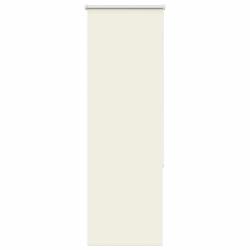 Store enrouleur occultant blanc cass&eacute; largeur du tissu 55,7 cm alsavelo