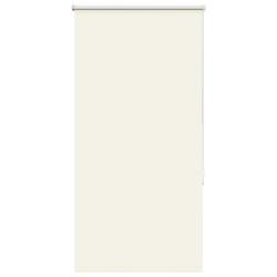 Store enrouleur occultant blanc cass&eacute; largeur du tissu 60,7 cm alsavelo
