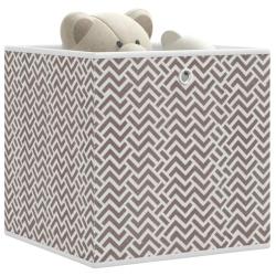 Bo&icirc;tes de rangement pliables 4 pcs 32x32x32 cm tissu intiss&eacute;