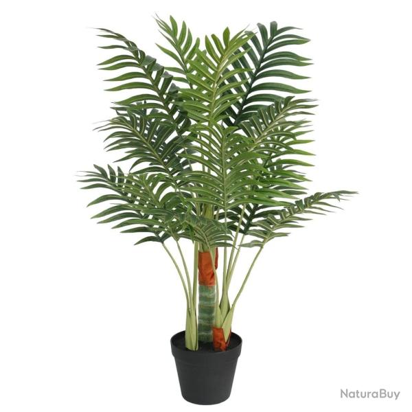 Palmier artificiel avec 3 troncs vert 85 cm PP