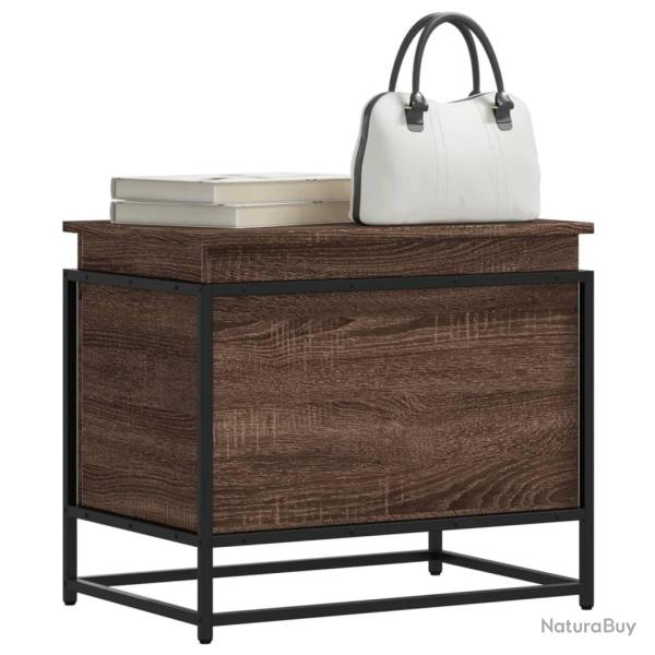 Bo�te de rangement avec couvercle ch�ne marron bois ing�nierie alsavelo