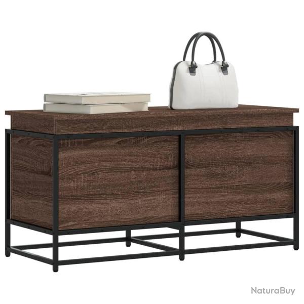 Bo�te de rangement avec couvercle ch�ne marron bois ing�nierie alsavelo