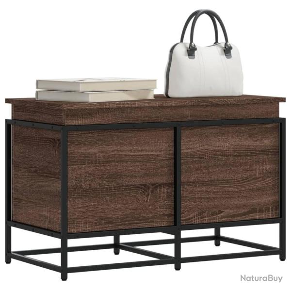Bo�te de rangement avec couvercle ch�ne marron bois ing�nierie alsavelo
