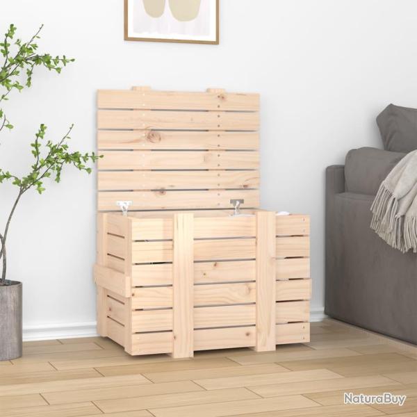 Bo�te de rangement 58x40,5x42 cm Bois massif de pin