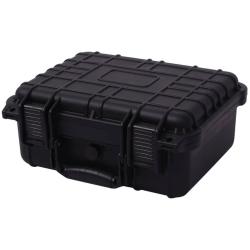 Bo&icirc;te de protection pour &eacute;quipement 35 x 29,5 x 15 cm noir