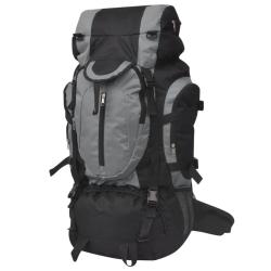 Sac &agrave; dos de randonn&eacute;e XXL 75 L noir et gris