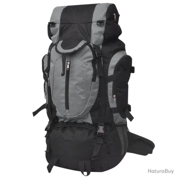 Sac � dos de randonn�e XXL 75 L noir et gris