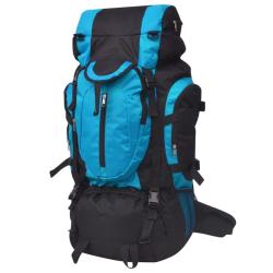 Sac &agrave; dos de randonn&eacute;e XXL 75 L Noir et bleu
