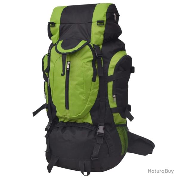 Sac � dos de randonn�e XXL 75 L noir et vert alsavelo