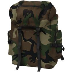 Sac &agrave; dos en style d'arm&eacute;e 65 L Camouflage alsavelo