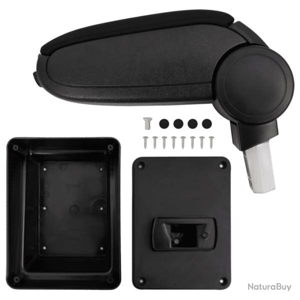 Accoudoir de voiture noir 17x40x(31-49) cm ABS alsavelo