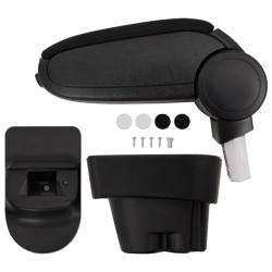 Accoudoir de voiture noir 12x36x(33,5-48) cm ABS alsavelo