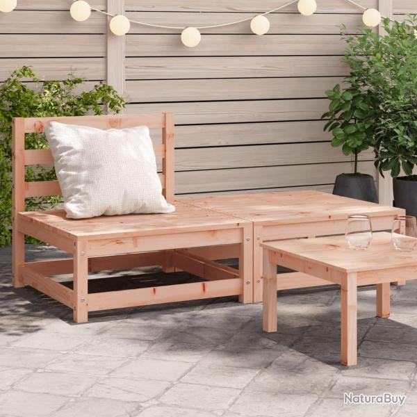 Canap� jardin sans accoudoirs repose-pieds bois massif douglas