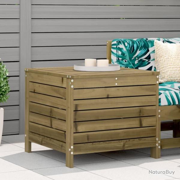 Repose-pied de jardin 62x63,5x53,5 cm bois de pin impr�gn�