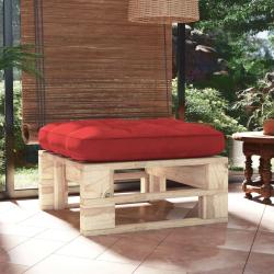 Pouf palette de jardin bois de pin impr&eacute;gn&eacute;