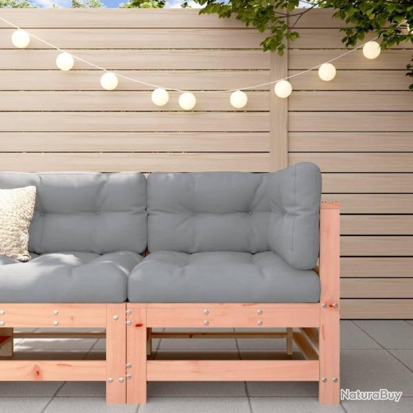 Canap� d'angle avec coussins bois massif douglas