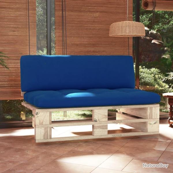 Canap� central palette de jardin bois de pin impr�gn�