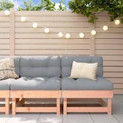 Canap&eacute;s centraux avec coussins 2 pcs bois massif douglas