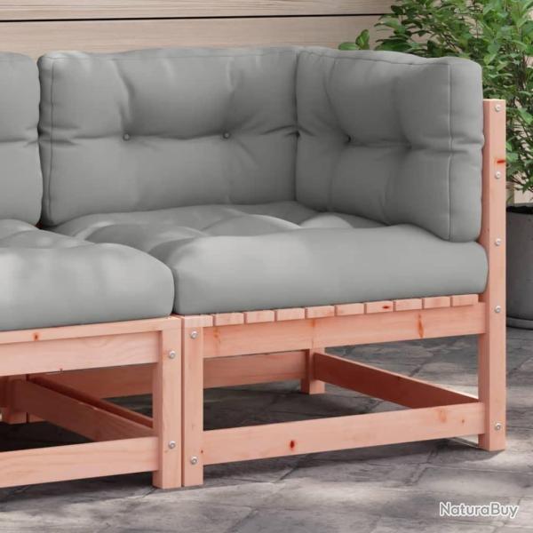 Canap� d'angle de jardin avec coussins bois massif douglas