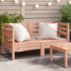 Canap&eacute;s d'angle de jardin 2 pcs bois massif douglas