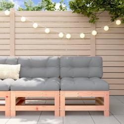 Canap&eacute;s centraux de jardin 2 pcs bois massif douglas