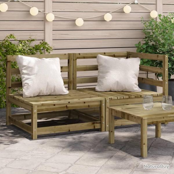 Canap� de jardin 2 places bois de pin impr�gn�