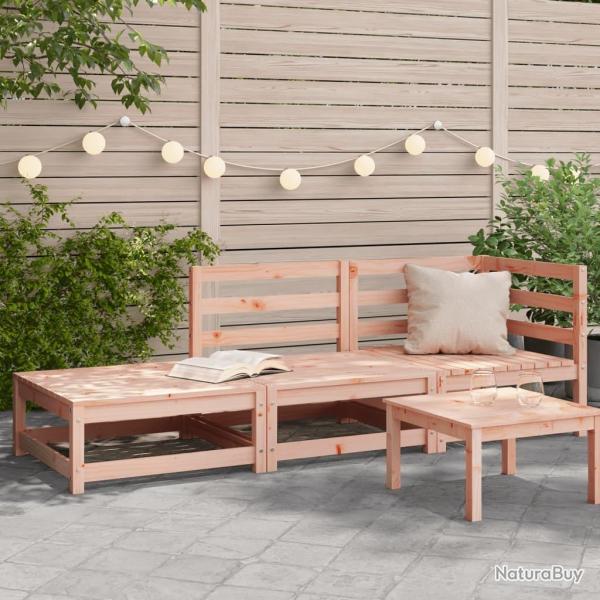 Canap� de jardin avec repose-pieds 2 places bois massif douglas
