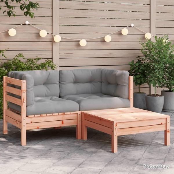 Canap� de jardin avec coussins et repose-pied 2 places