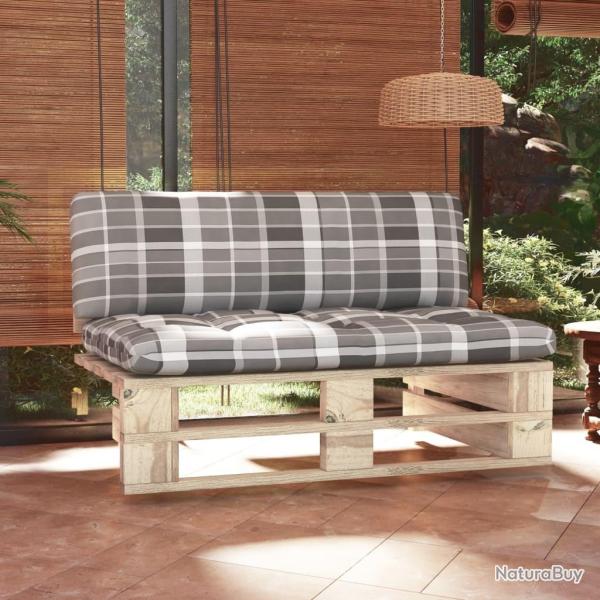 Canap� central palette de jardin bois de pin impr�gn�