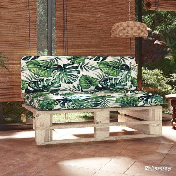 Canap� central palette de jardin bois de pin impr�gn�