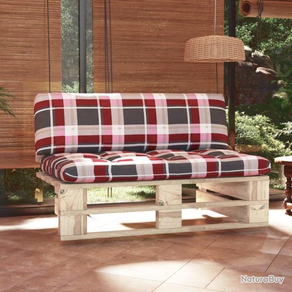 Canap� central palette de jardin bois de pin impr�gn�