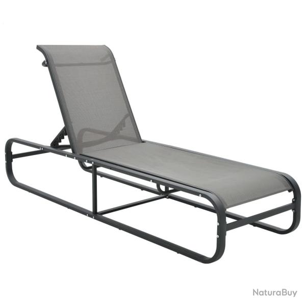 Chaise longue Aluminium et textil�ne