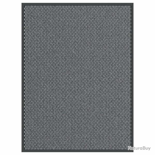 Paillasson anthracite 90x120 cm alsavelo