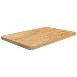 Comptoir de salle de bain Marron clair 60x40x2,5 cm Bois trait&eacute;